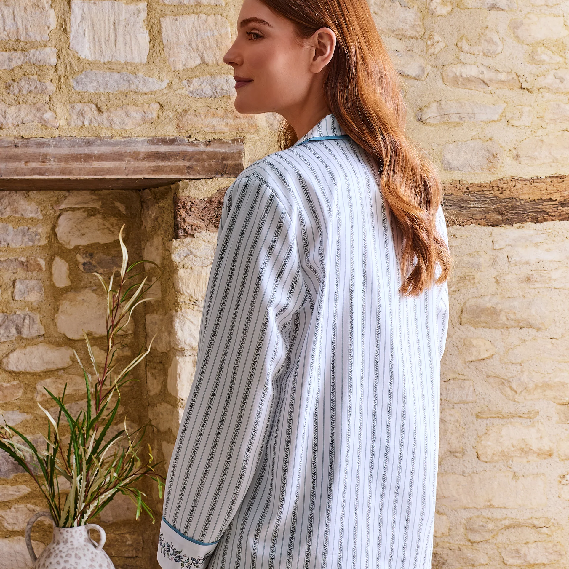 Clara Floral Long PJ's - Image 4