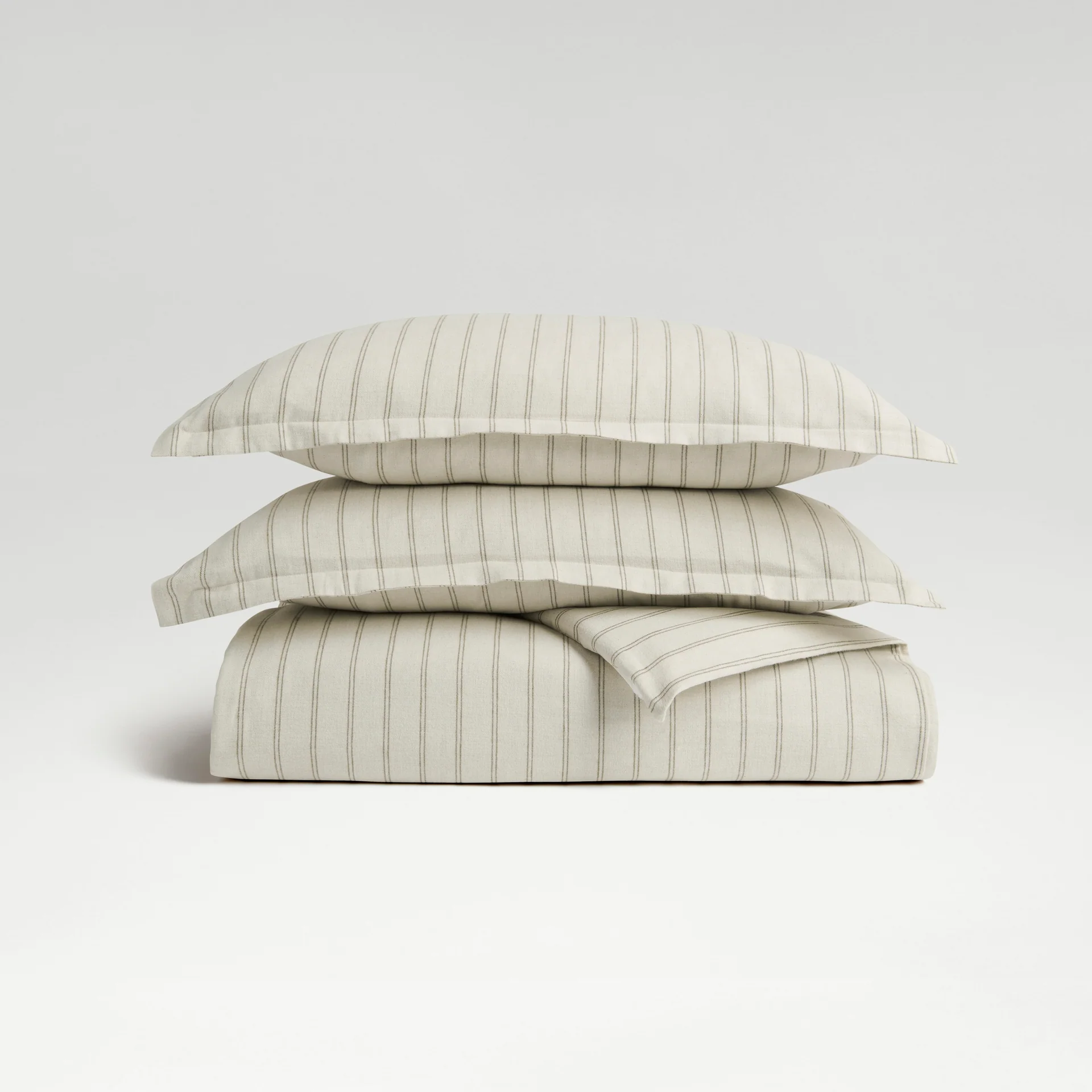 Flannel Stripe Duvet Set - Image 7