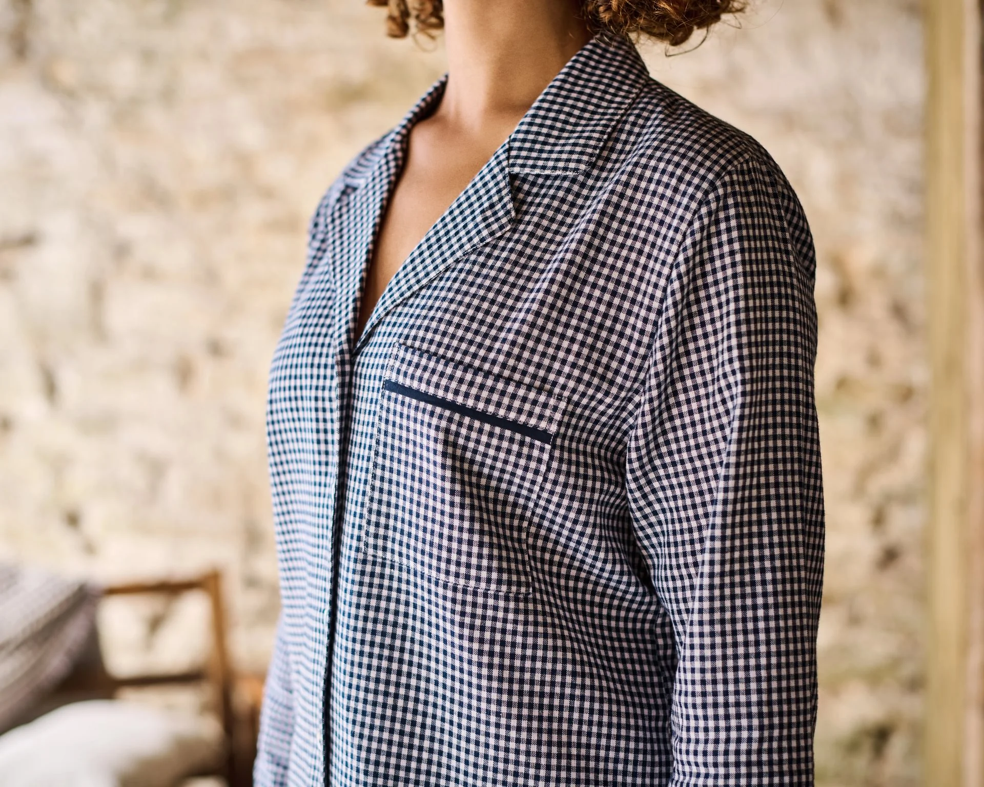 Gingham Oxford Pyjamas - Image 7