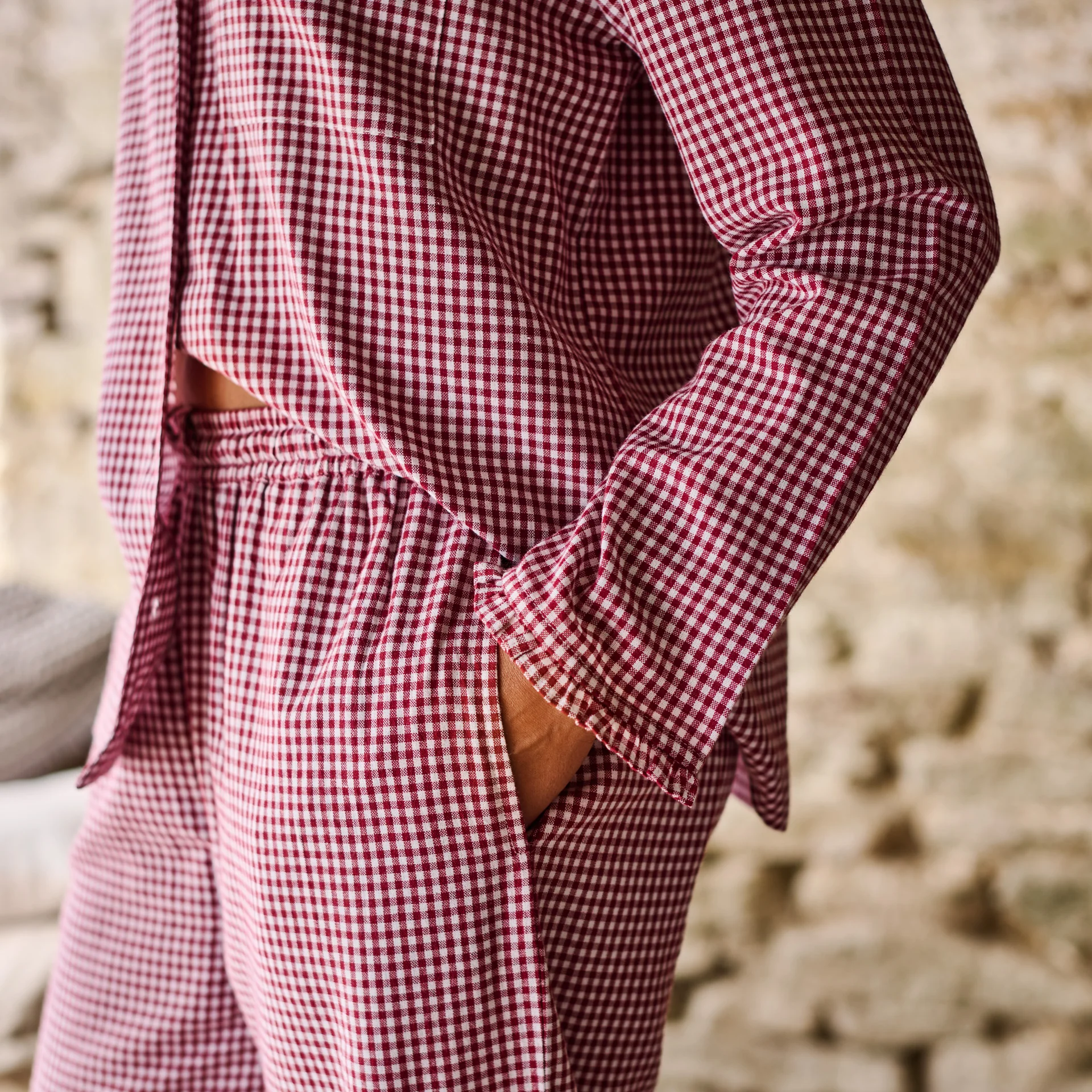 Gingham Ruffle Pyjamas - Image 4