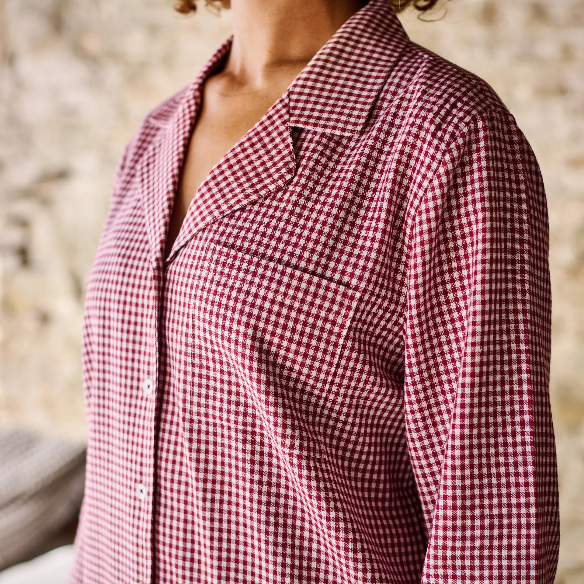 Gingham Ruffle Pyjamas - Image 6