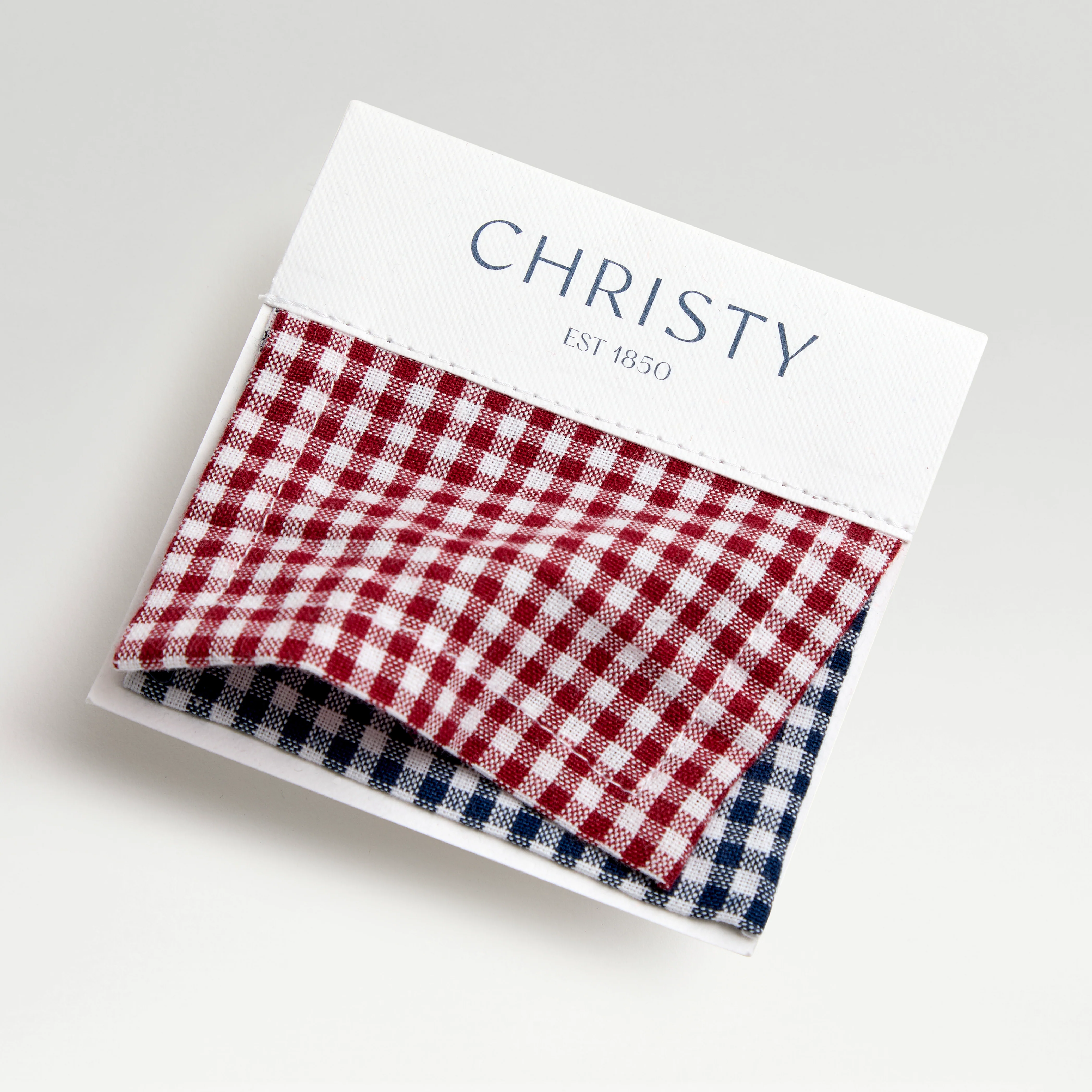 Gingham Bedlinen Swatch Card