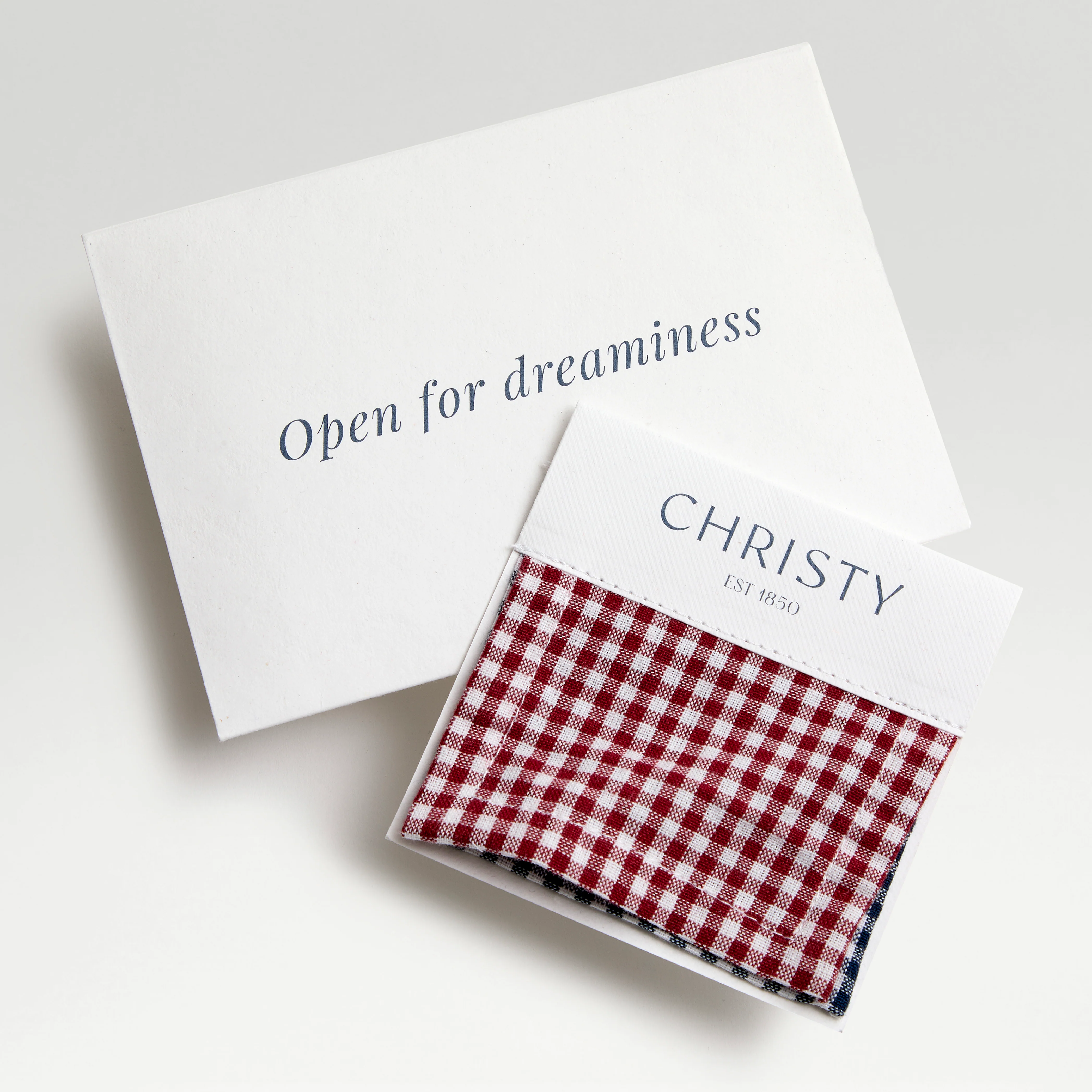 Gingham Bedlinen Swatch Card - Image 2
