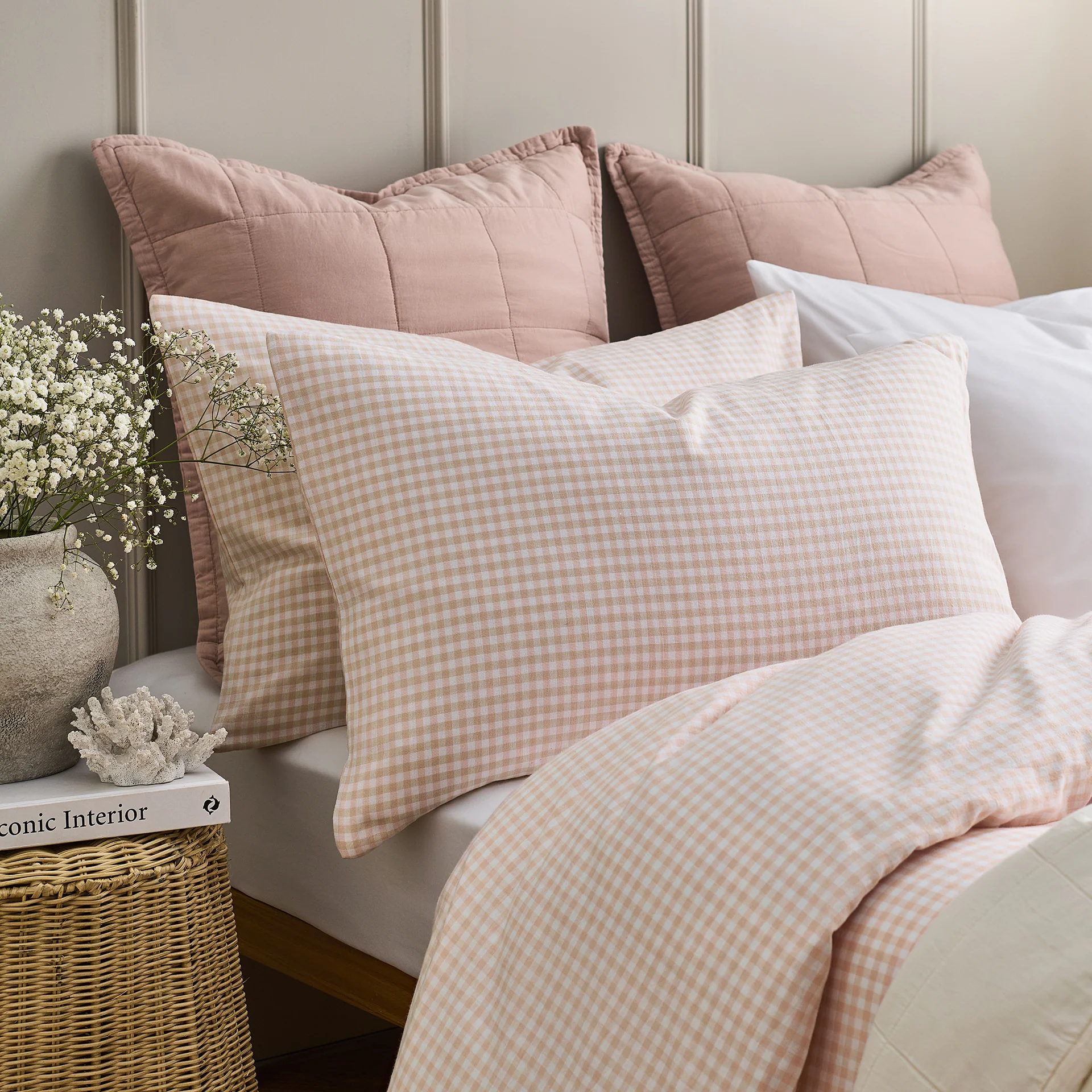 Gingham Yarn Dye Standard Pillowcase Pair - Image 5