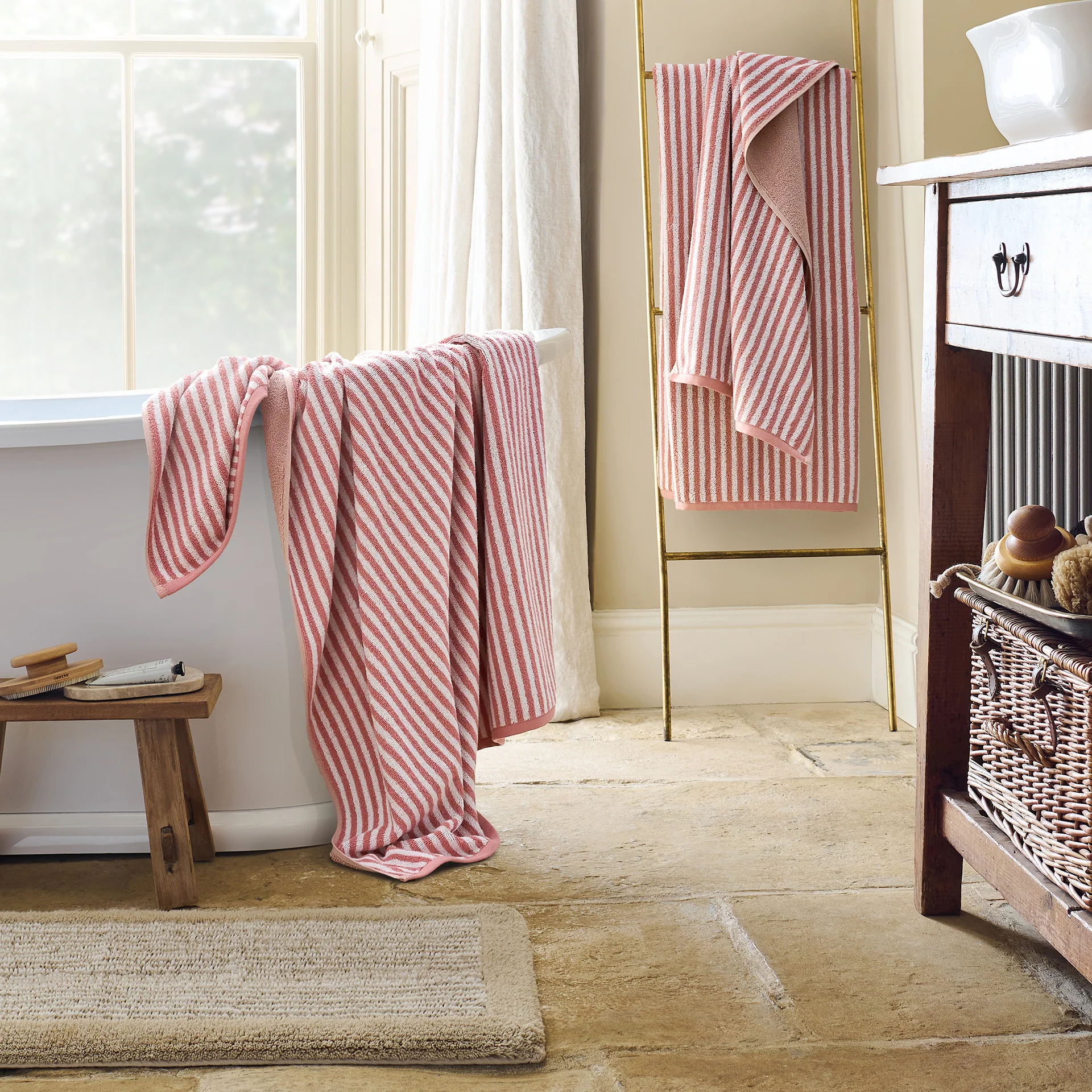 Portobello Stripe Towel - Image 15