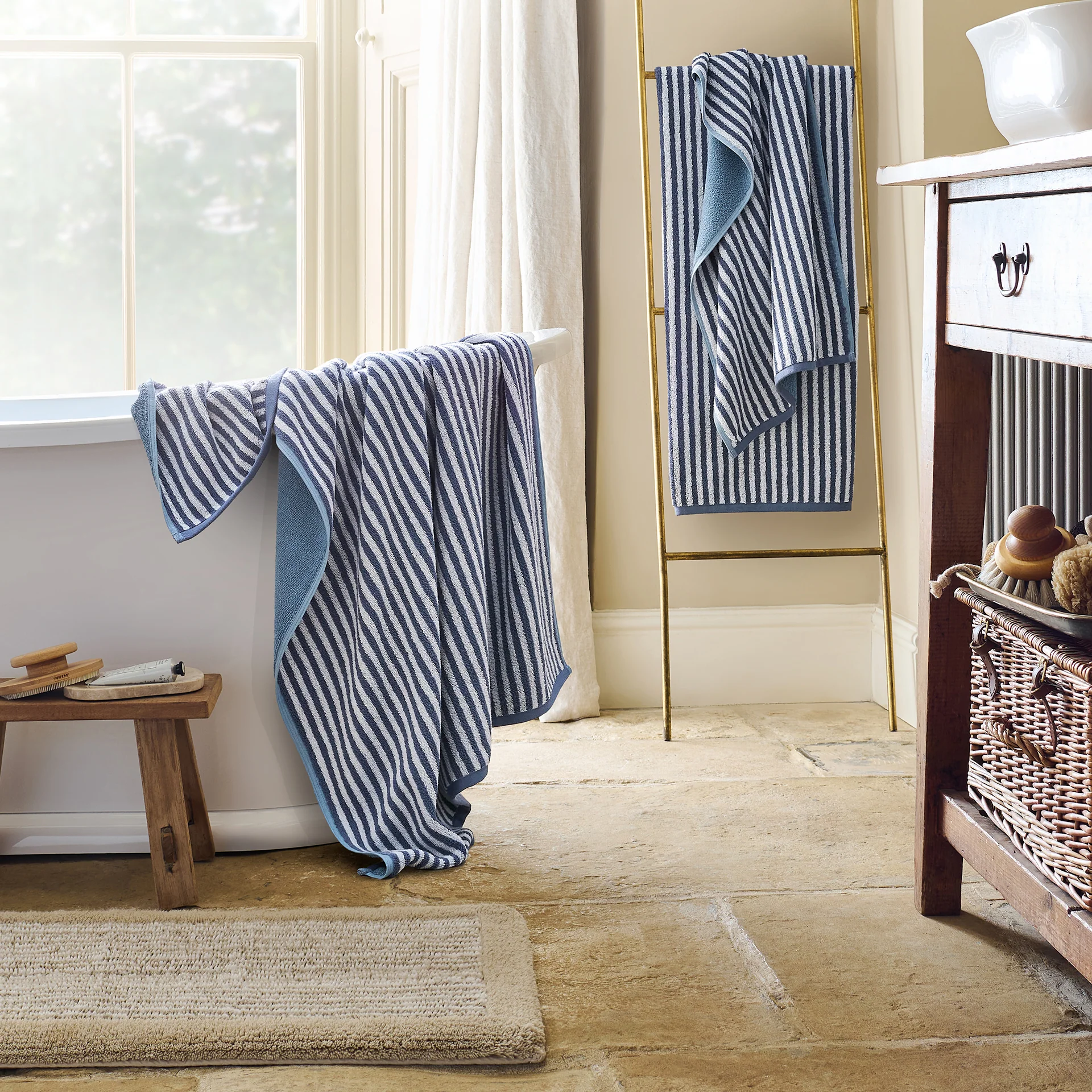 Portobello Stripe Towel - Image 23