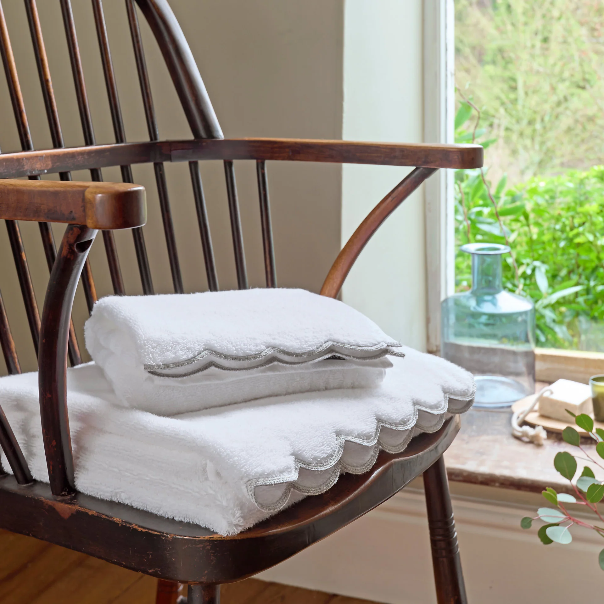 Scallop Turkish Cotton Towels - Image 13