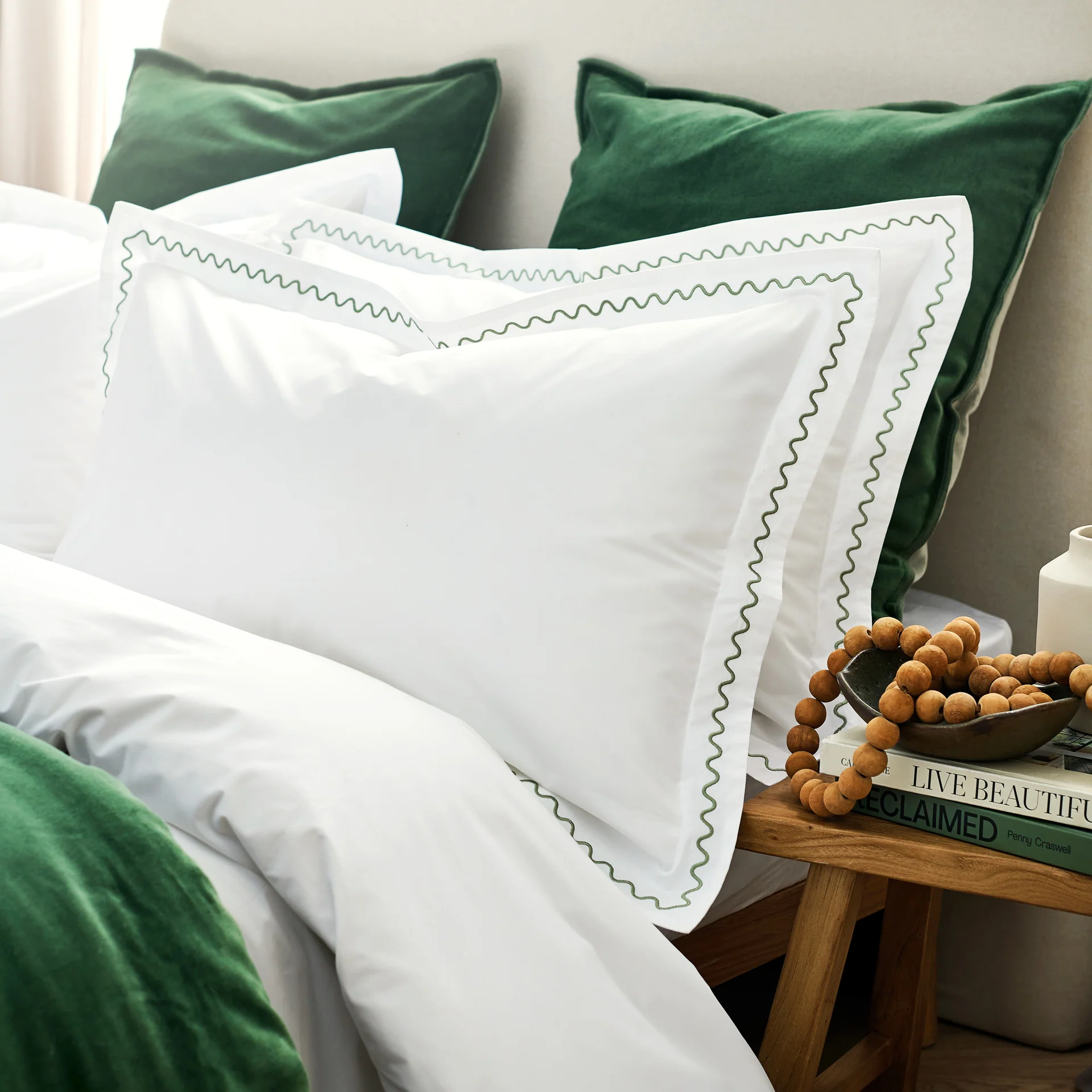 Wave Embroidery Duvet Set - Image 17