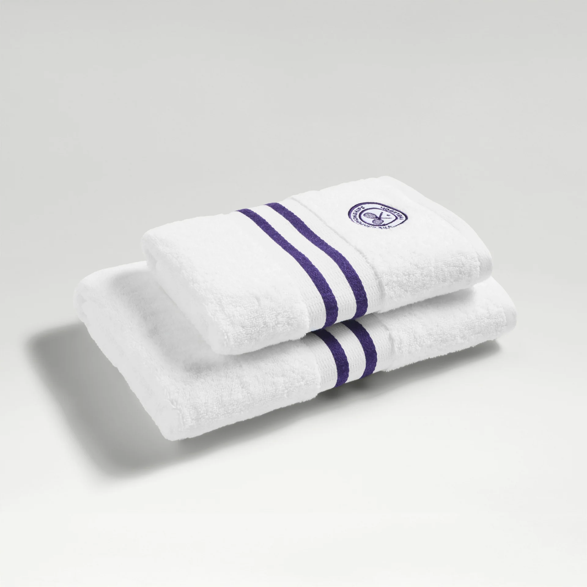 Wimbledon Baseline Stripe Towel Pair - Image 8